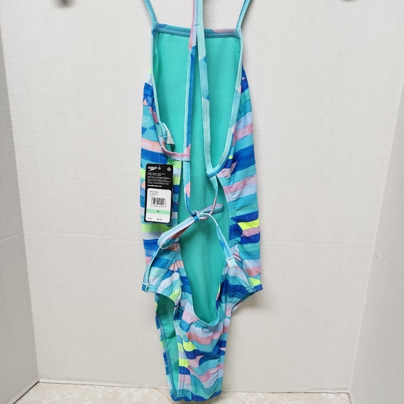 Speedo Endurance Girls 1pc Swimsuit Sz 22 Bathing Suit New - Picture 7 of 8
